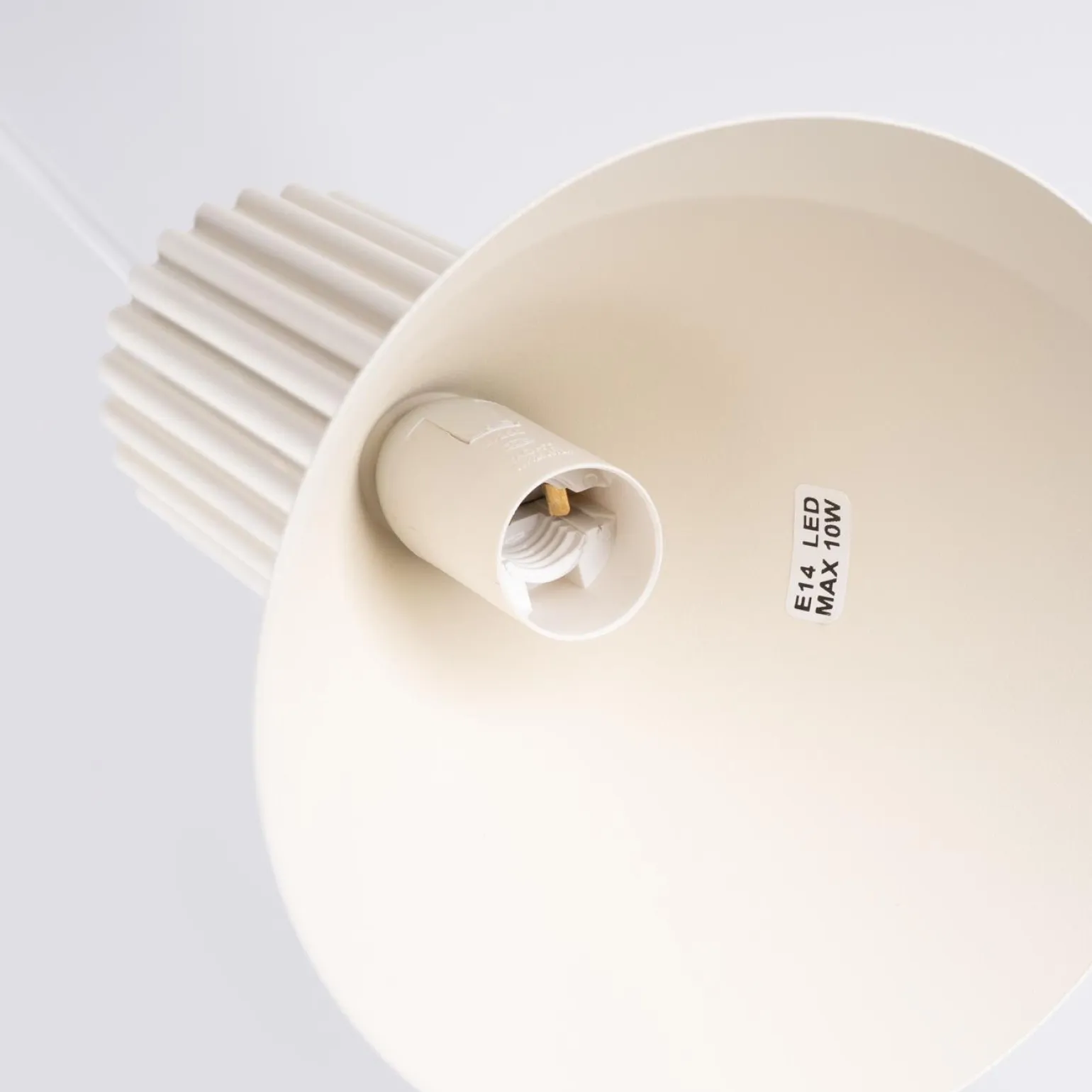 Lampa wisząca ESTRIA 1 beżowa (SL.1870) - Sollux Lighting
