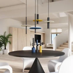 Lampa wisząca FELTRO 1 czarna/beżowa (SL.1879) - Sollux Lighting