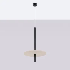 Lampa wisząca FELTRO 1 czarna/beżowa (SL.1879) - Sollux Lighting