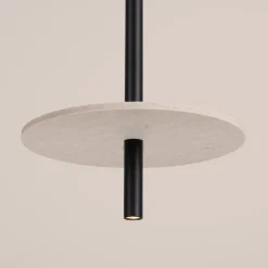 Lampa wisząca FELTRO 1 czarna/beżowa (SL.1879) - Sollux Lighting