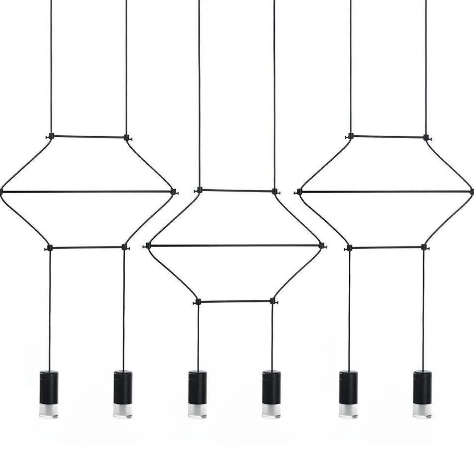 Lampa wisząca FLUSSO LINE 6 (JD0032-6P) - King Home