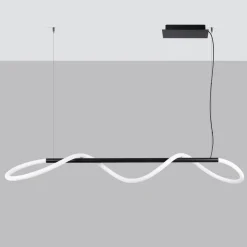 Lampa wisząca GALAKSE 148 czarna LED 2700-6500K (TH.280) - Thoro Lighting