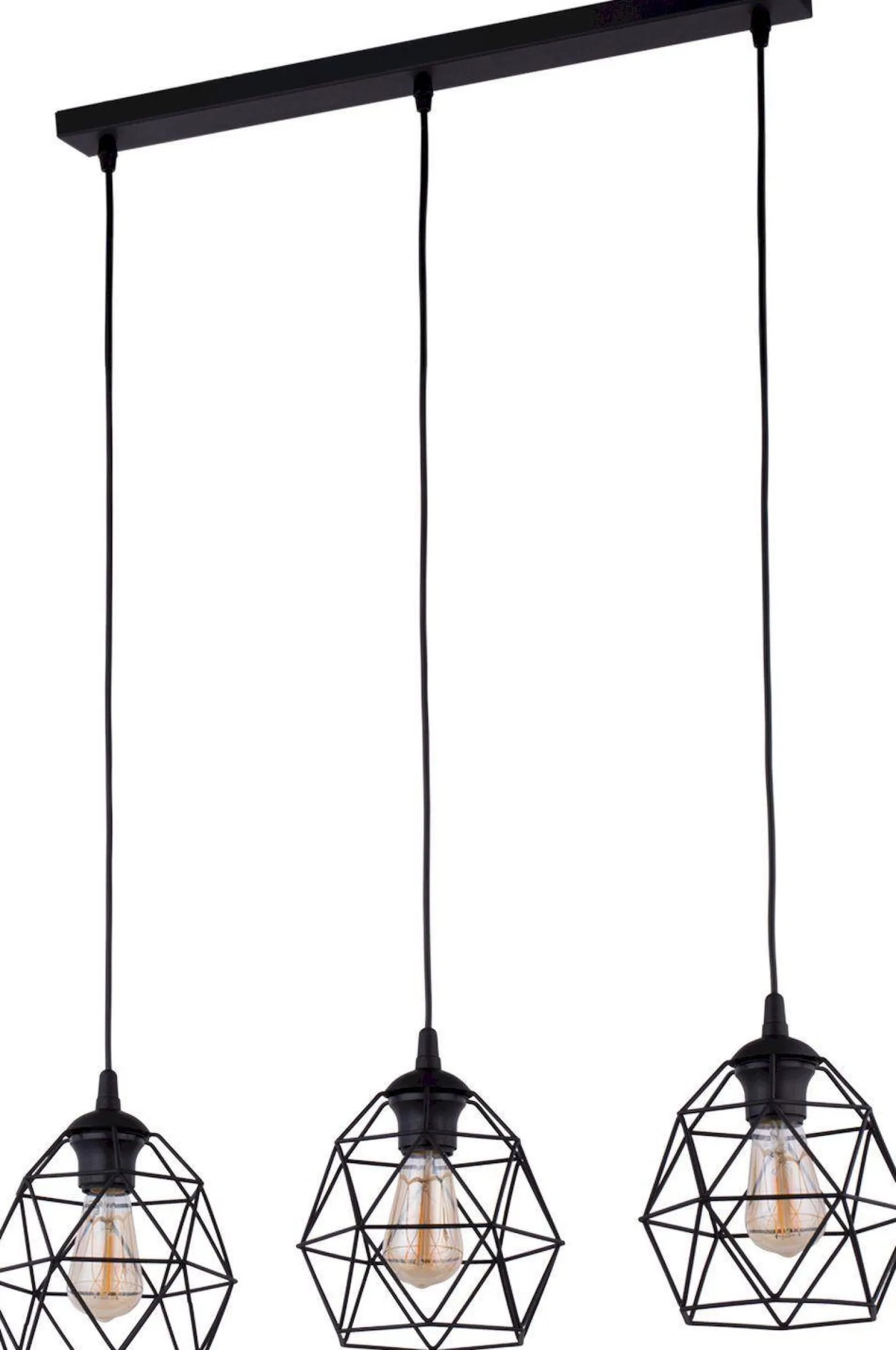 Lampa wisząca GALAXY BLACK 3 PŁ LISTWA (3191) - TK Lighting