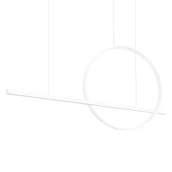 Lampa wisząca GLAD biała LED 3000K (TH.492) - Thoro Lighting