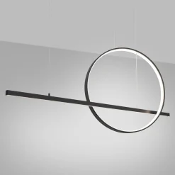 Lampa wisząca GLAD czarna LED 4000K (TH.495) - Thoro Lighting