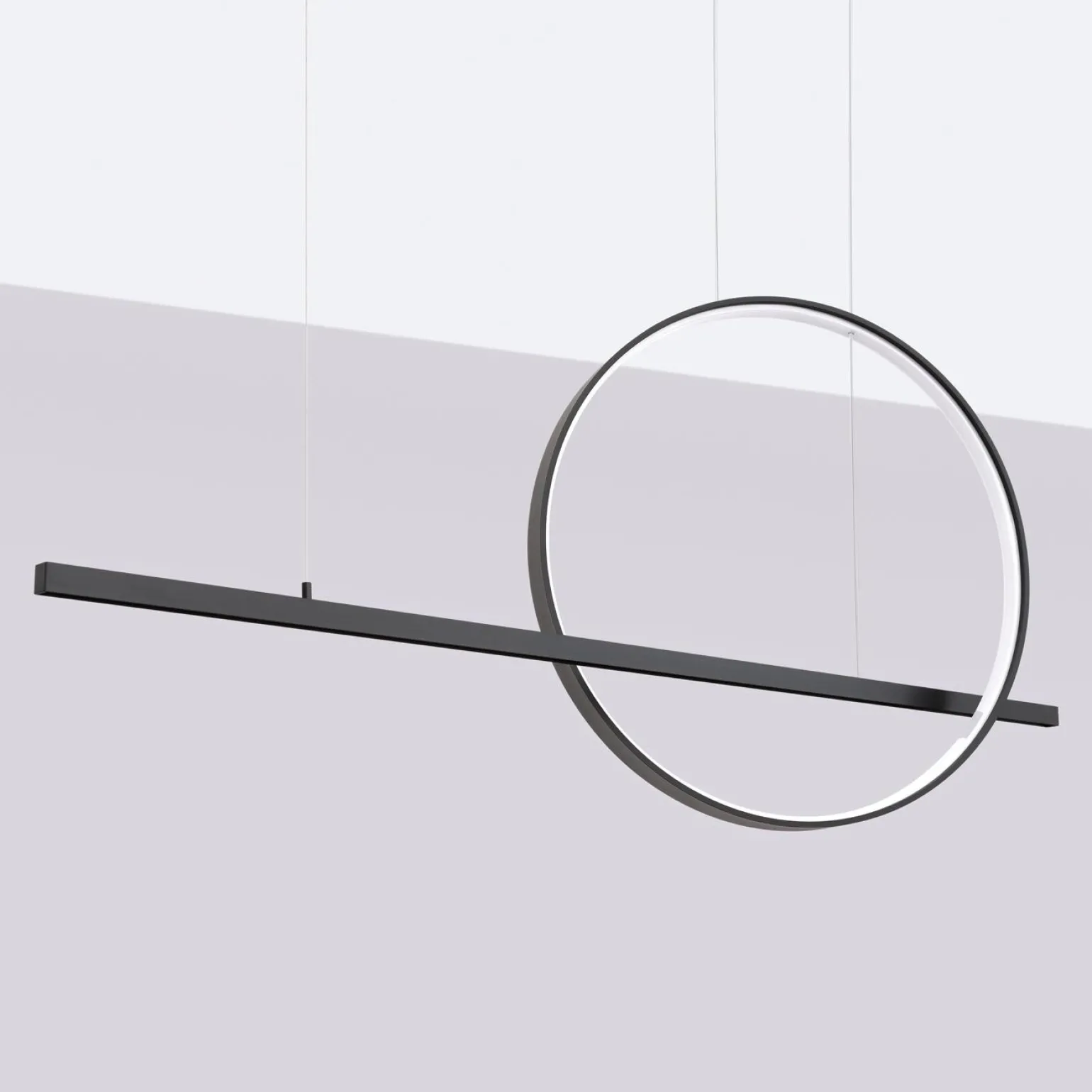 Lampa wisząca GLAD czarna LED 3000K (TH.494) - Thoro Lighting