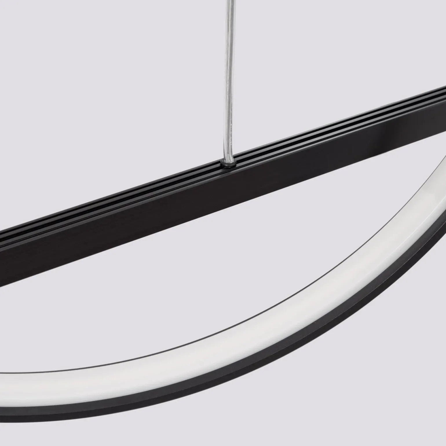 Lampa wisząca GLAD czarna LED 3000K (TH.494) - Thoro Lighting