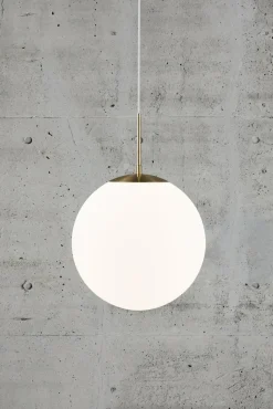 Lampa wisząca GRANT Nordlux E27 25W Szkło Mosiądz