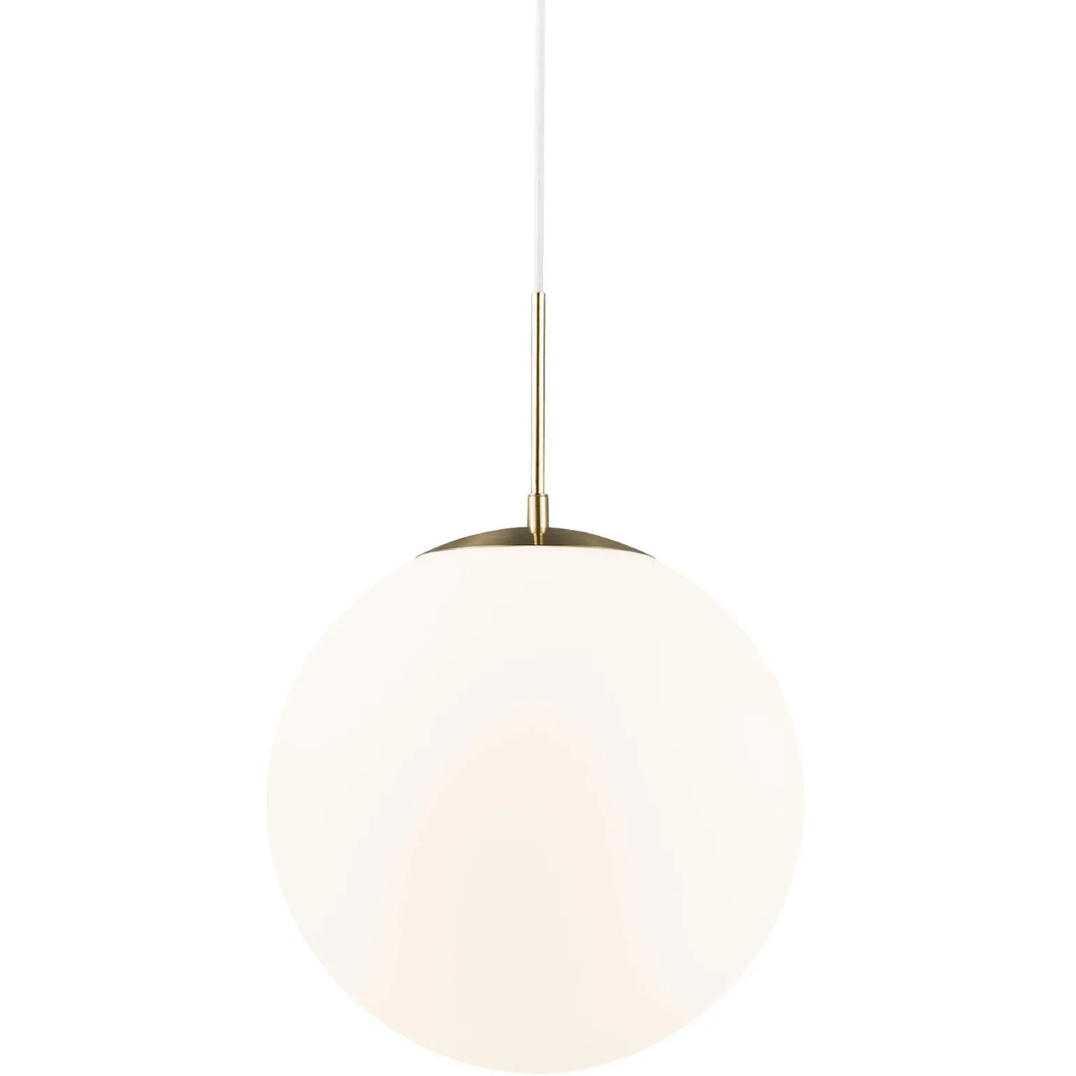 Lampa wisząca GRANT Nordlux E27 25W Szkło Mosiądz