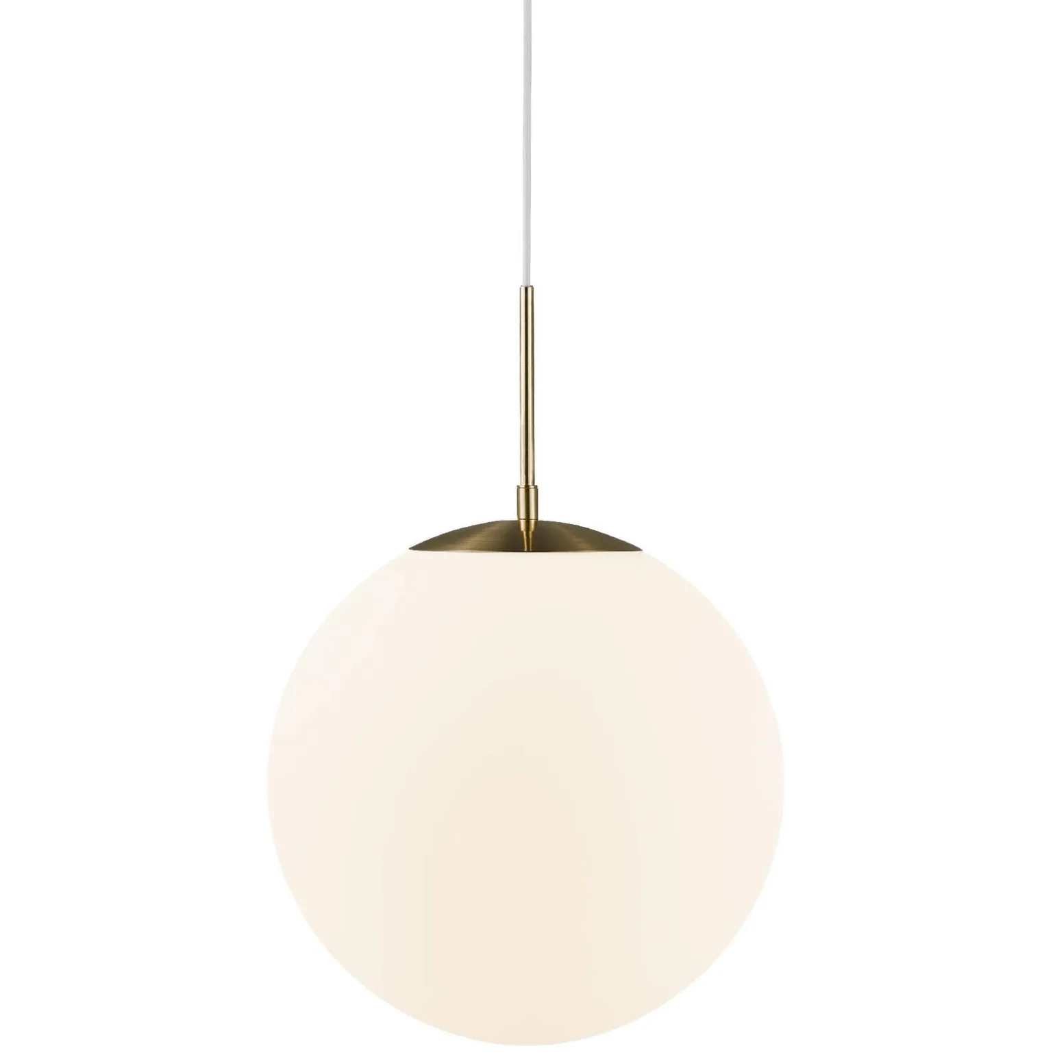 Lampa wisząca GRANT Nordlux E27 25W Szkło Mosiądz