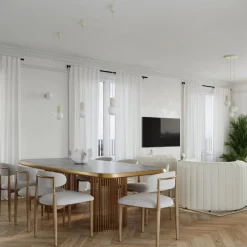 Lampa wisząca HALO 1 beżowa (SL.1719) - Sollux Lighting