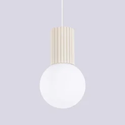 Lampa wisząca HALO 1 beżowa (SL.1719) - Sollux Lighting