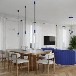 Lampa wisząca HALO 1 ultramaryna (SL.1739) - Sollux Lighting