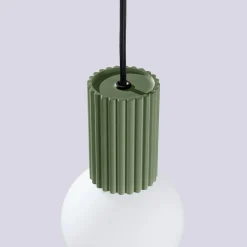 Lampa wisząca HALO 1 zielona oliwka (SL.1724) - Sollux Lighting