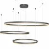 Lampa wisząca HALO PENDANT czarna 100+80+60 BK (AZ4707) - Azzardo