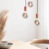 Lampa wisząca HANG Nordlux E27 40W Porcelana Brązowy