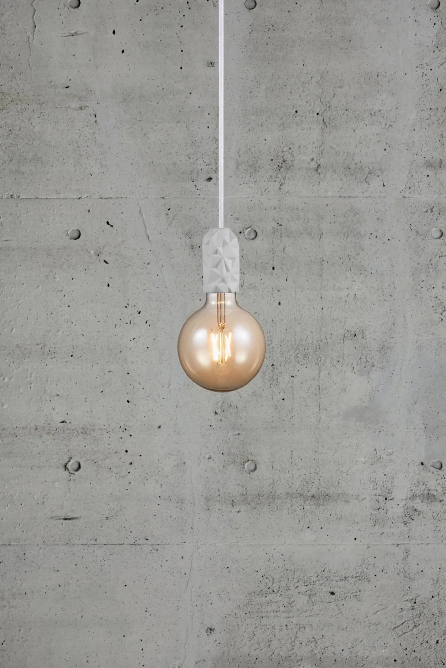 Lampa wisząca HANG Nordlux E27 40W Porcelana Biały