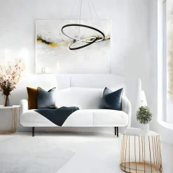 Lampa wisząca HOOP BLACK 51W LED (ML1542) - Milagro