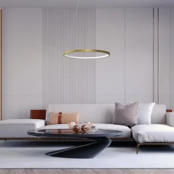 Lampa wisząca HOOP GOLD 27W LED (ML1545) - Milagro