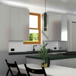 Lampa wisząca JOKER GREEN/GOLD 1 (MLP7720) - Milagro