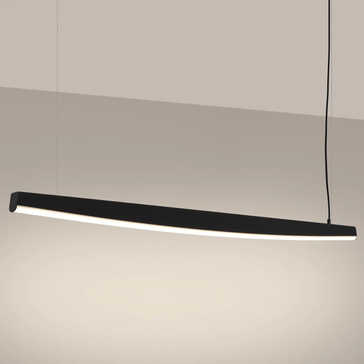 Lampa wisząca JORUN 150 czarna LED 3000K (TH.475) - Thoro Lighting