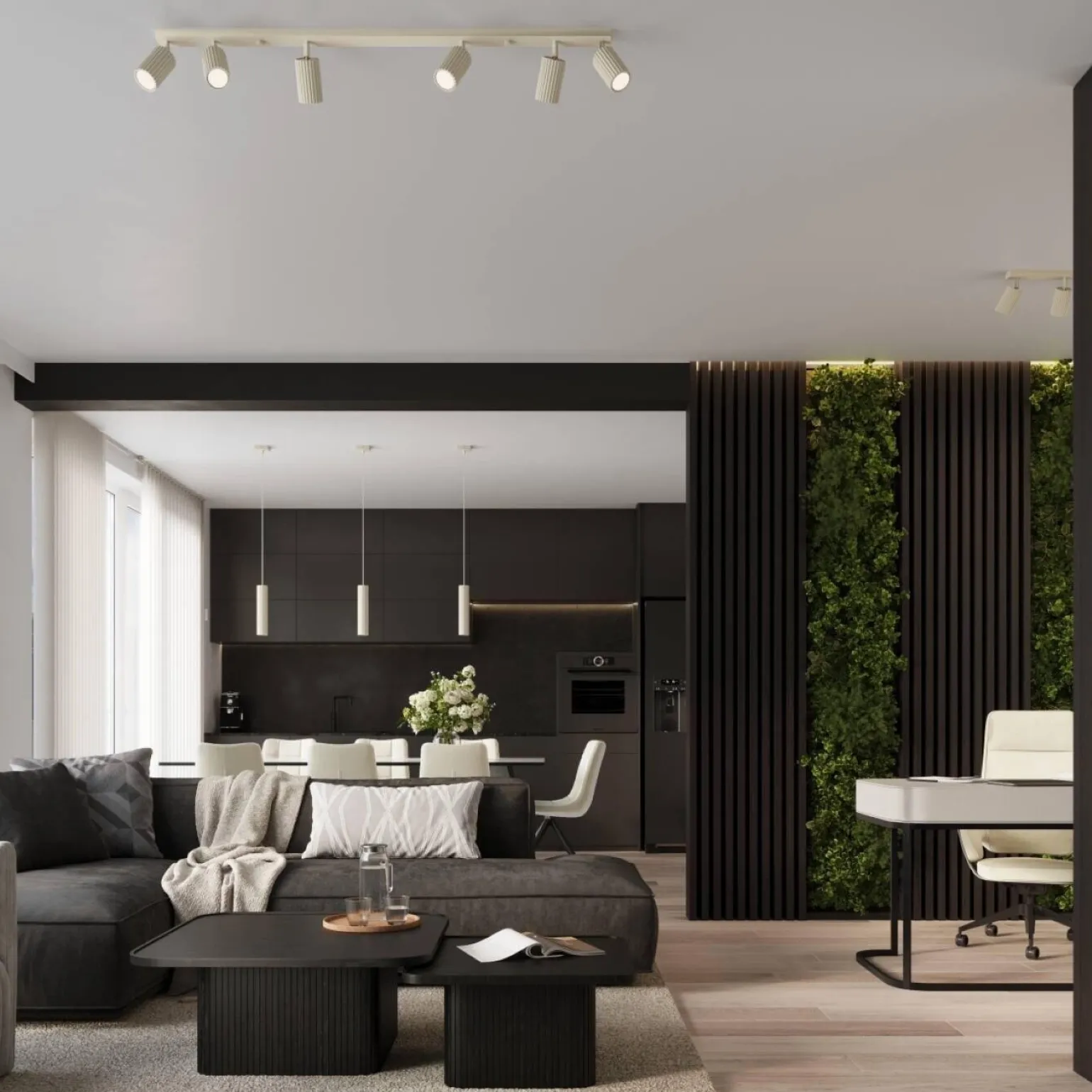 Lampa wisząca KARBON 1 beżowy (SL.1592) - Sollux Lighting