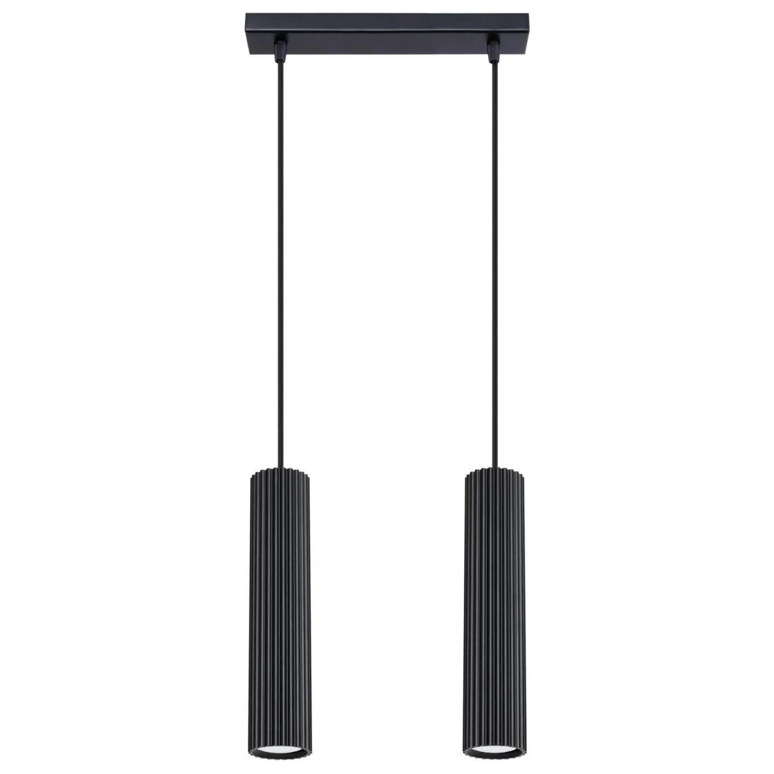 Lampa wisząca KARBON 2 czarny (SL.1574) - Sollux Lighting