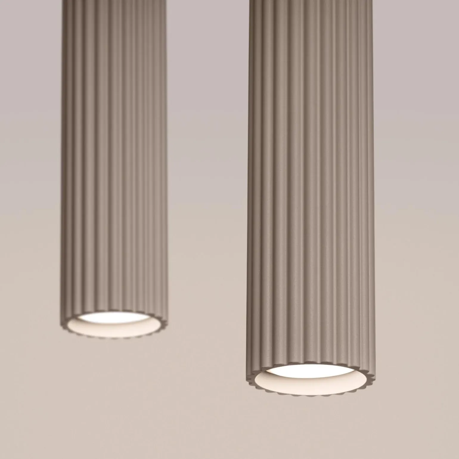 Lampa wisząca KARBON 2 taupe (SL.1773) - Sollux Lighting