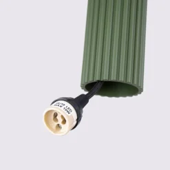 Lampa wisząca KARBON 1 zielony oliwkowy (SL.1611) - Sollux Lighting