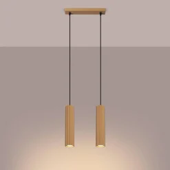 Lampa wisząca KARBON 2 złoty (SL.1555) - Sollux Lighting