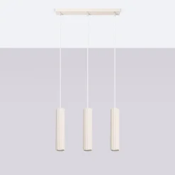 Lampa wisząca KARBON 3L beżowy (SL.1594) - Sollux Lighting