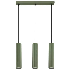 Lampa wisząca KARBON 3L zielona oliwka (SL.1613) - Sollux Lighting