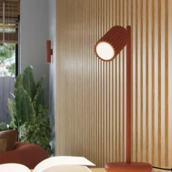 Lampa wisząca KARBON 3P ochra czerwona (SL.1633) - Sollux Lighting