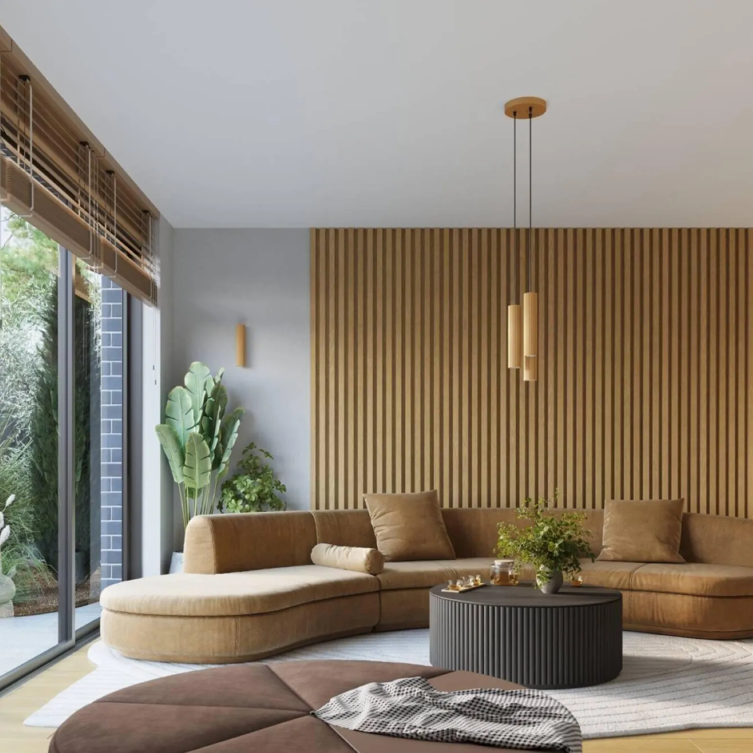 Lampa wisząca KARBON 3P złoty (SL.1557) - Sollux Lighting