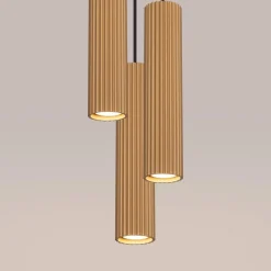 Lampa wisząca KARBON 3P złoty (SL.1557) - Sollux Lighting