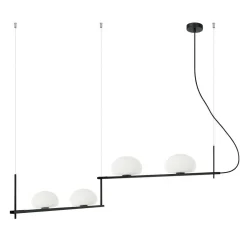 Lampa wisząca Kernio (PND-357784-BK+W) - Italux