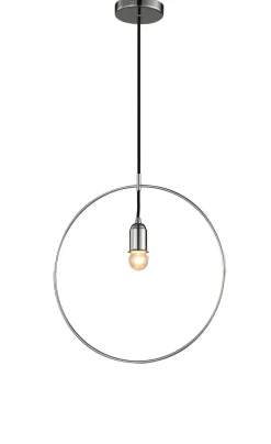 Lampa wisząca KRUG chrom (DEL-2522-1CH - Azzardo) - żyrandol
