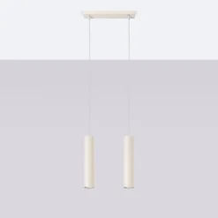 Lampa wisząca LAGOS 2 beżowa (SL.1480) - Sollux Lighting