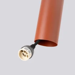 Lampa wisząca LAGOS 1 ochra czerwona (SL.1489) - Sollux Lighting