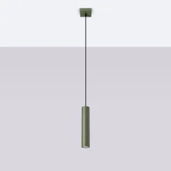 Lampa wisząca LAGOS 1 zielona oliwka (SL.1484) - Sollux Lighting