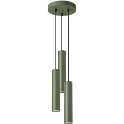 Lampa wisząca LAGOS 3P zielona oliwka (SL.1487) - Sollux Lighting