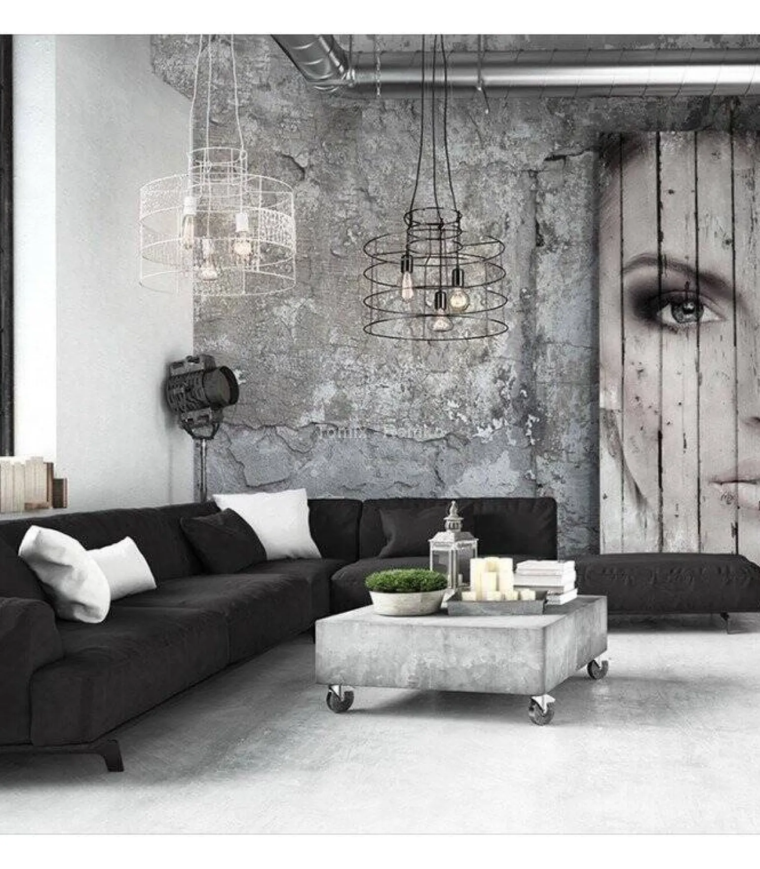 Lampa wisząca Lana czarny (67794) Ramko - żyrandol