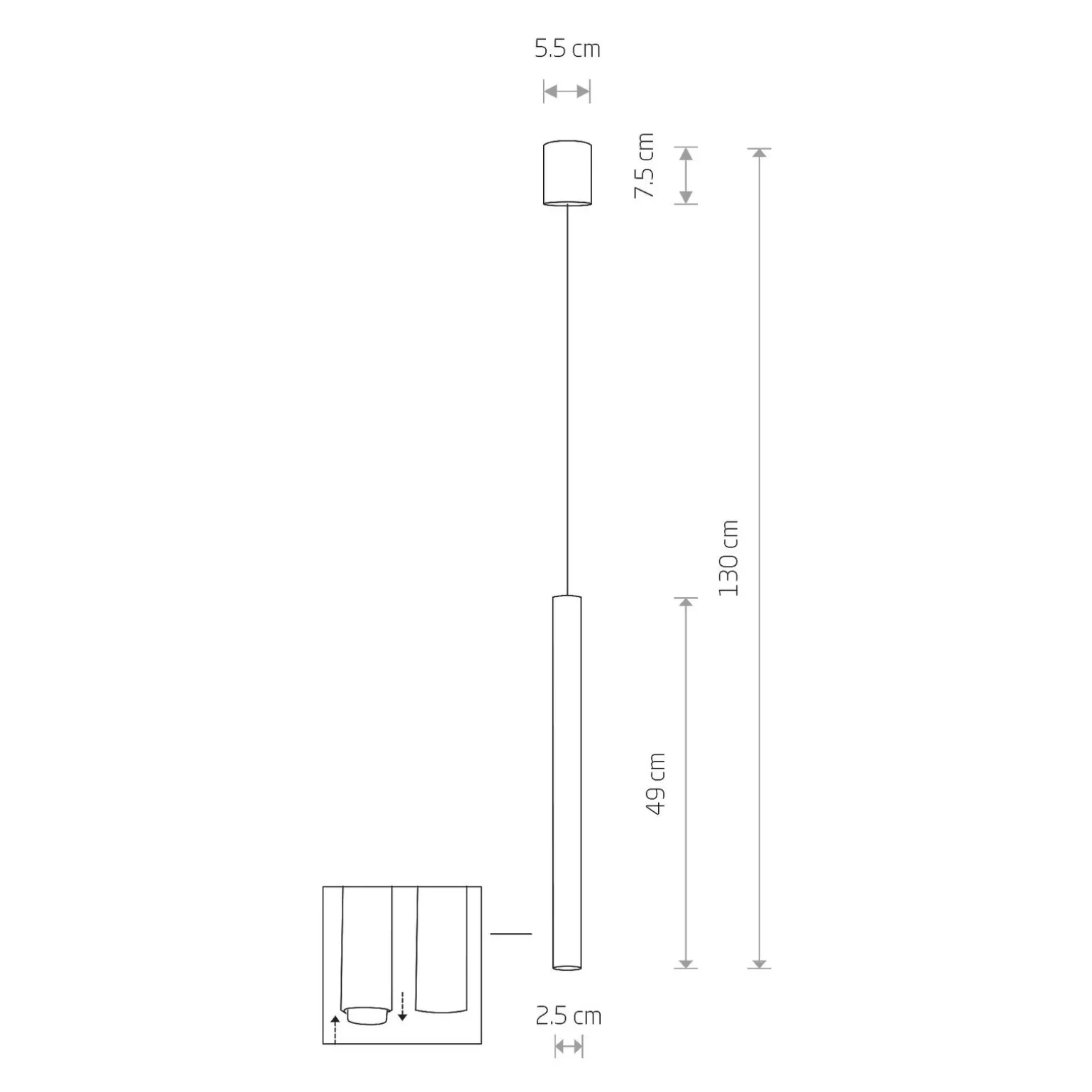 Lampa wisząca LASER 49 cm (10453) - Nowodvorski