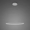 Lampa wisząca Ledowe okręgi No.1 Φ40 cm in 4k srebrna Altavola Design (LA073/P_40_in_4k_silver) - ALTAVOLA DESIGN