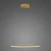 Lampa wisząca Ledowe okręgi No.1 Φ40 cm in 4k złota ściemnialna Altavola Design (LA073/P_40_in_4k_gold_dimm) - ALTAVOLA DESIGN