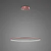 Lampa wisząca Ledowe okręgi No.1 Φ40 cm in 4k różowo złota Altavola Design (LA073/P_40_in_4k_rose gold) - ALTAVOLA DESIGN