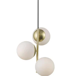 Lampa wisząca LILLY Nordlux E14 3X40W Metal Mosiądz