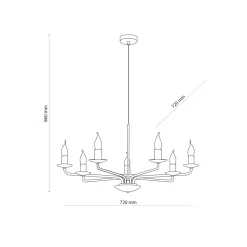 Lampa wisząca LIMAL 7 PŁ (4613) - TK Lighting