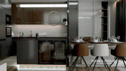 Lampa wisząca LINEA No.2 Φ40 cm czarna 3k 30W Altavola Design (LA087/PX143_40_3k_30W_black) - ALTAVOLA DESIGN