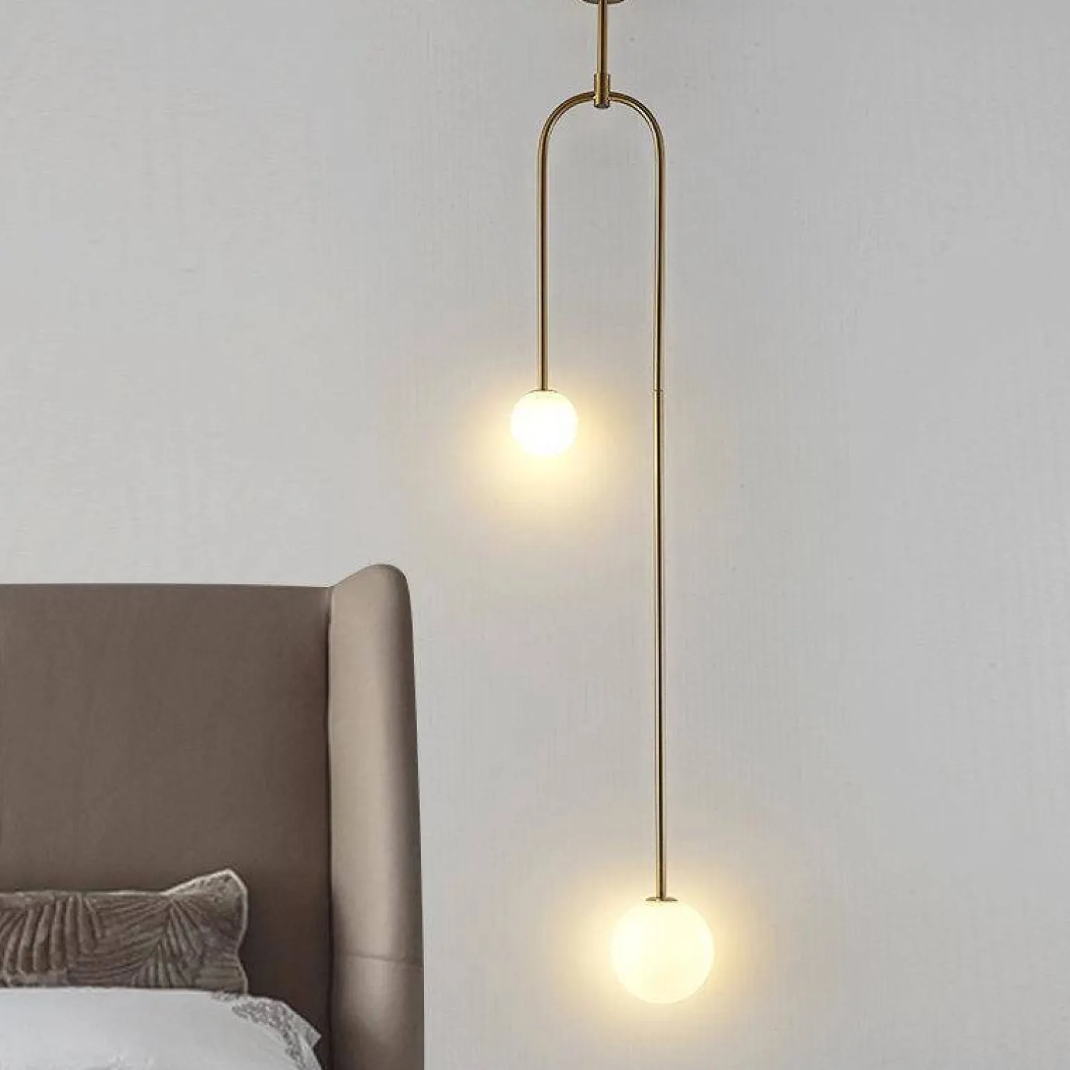 Lampa Wisząca Loop Kol. Złoty K (ST-8928S brass) - Step into Design